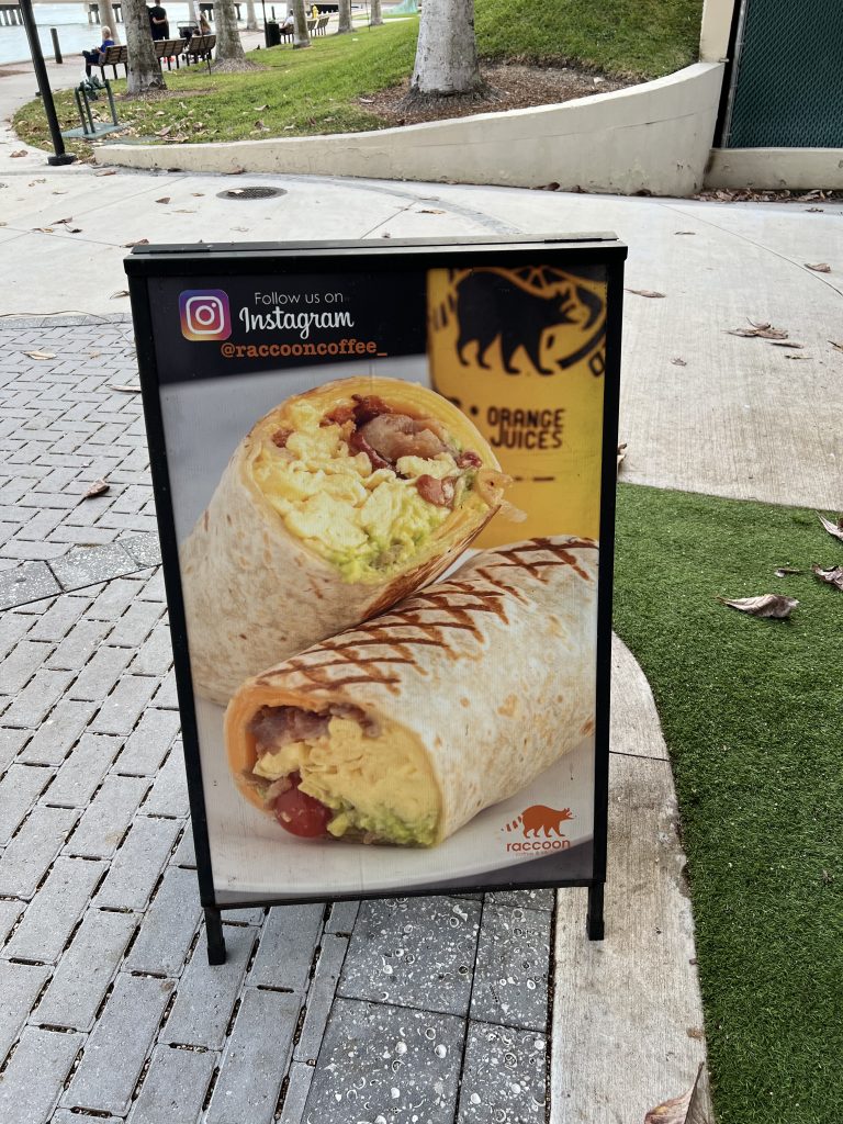 Raccoon Coffee & Kitchen Brickell Reviews — Breakfast Wraps | Too Good To Go Miami Discount