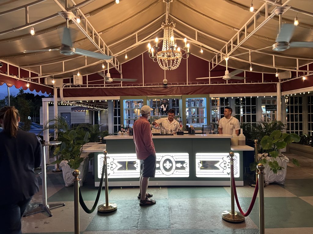 Outdoor Bar at Versailles Cuban Restaurant in Little Havana | Miami Restaurant Reviews