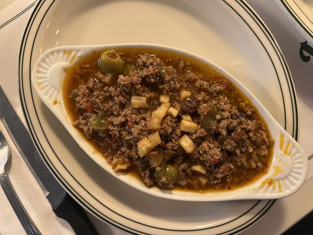 Versailles Cuban Restaurant Review — Picadillo Top View  | Little Havana,  Miami Restaurant Reviews